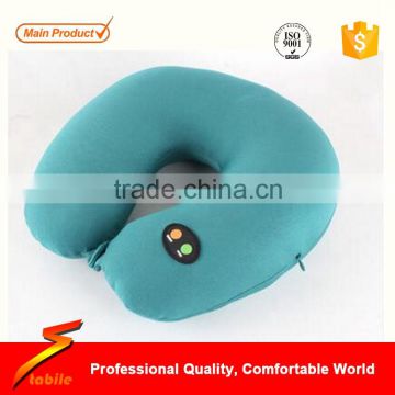 STABILE U shape neck pillow with button