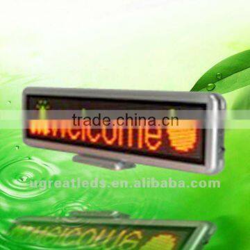 Tri- Color USB Rechargeable Mini LED Screen Display