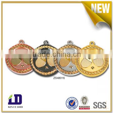 high quality gold/silver/bronze metal medallion