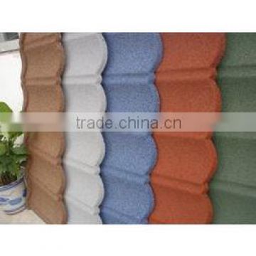 light weight colorful stone sand coated metal roofing tiles supplier to nigeria