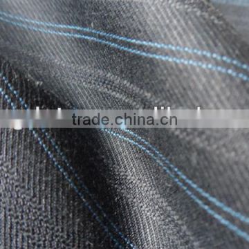 viscose and polyster stripe men TR suiting fabric
