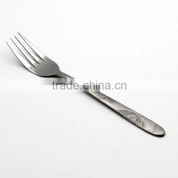 2016 hot 6pcs stainless steel fork & cutlery set