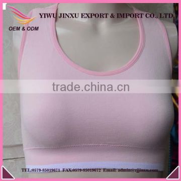 Wholesale Sexy New Design Gymwear Seamless Hollow-out Back Fitness Sports Yoga Stretch Bar Tops