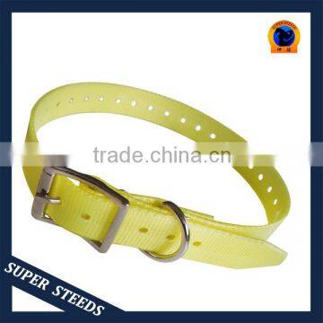 Fluorescent yellow fashionable tpu dog collar and leash