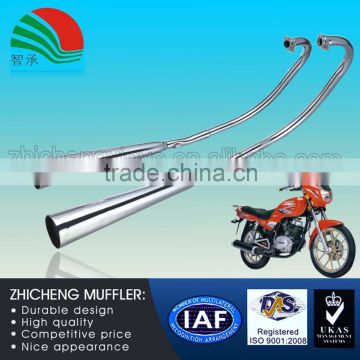 Factory Price China Motorcycle High Polished Chromed Silencer for Wholesale Double Pipe