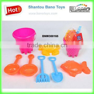 Children Plastic Beach Sand Molds Kids Toys 7pcs BNW300165
