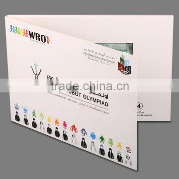 Advertising video book promotional stand logo photo player 10.1" brochure