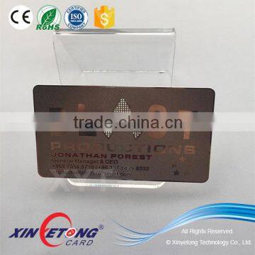 Custom CR80 Standard Stainless Steel Business card