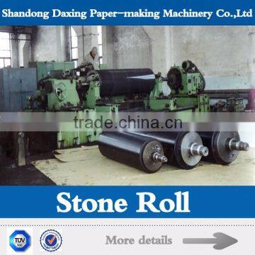 artificial stone roll for cardboard paper machine