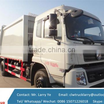 12m3 dongfeng garbage compactor truck