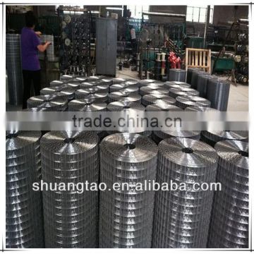 ISO Guangzhou factory galvanized Welded wire mesh, stainless steel welded wire mesh