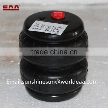 2E2300 double convoluted rubber spring for truck axle