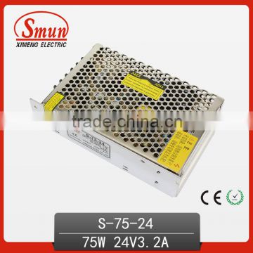 Constant Voltage Switching Power Supply 75W 24V 3A S-75-24