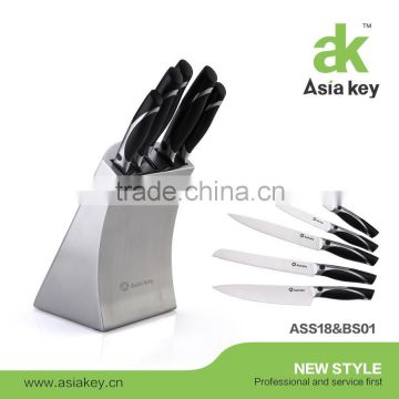 Chinese export knife set 7PCS knives knife set+scissor+sharpener+block