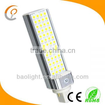 Chinese supplier g24 led plc 13w 2-pin 5050 smd epistar 80ra