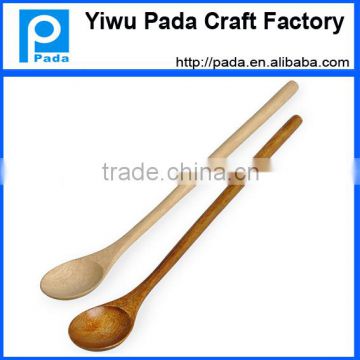 Wooden Coffee Tea Spoon Kusunoki Lines Long Handle Spoon
