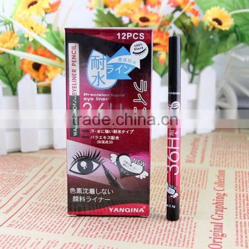 Yanqina best waterproof delicate liquid eyeliner pencil for woman make up tool