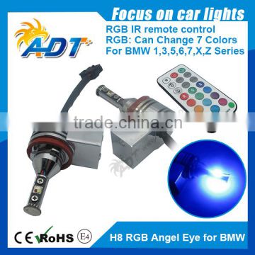 3 Series LCI 2009- (Xenon) H8 8w Angel Eye Multi-Coloured RGB h8 led headlight                        
                                                Quality Choice