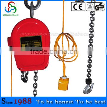 Small Lifting Hoist DHS type Electric Chain Hoist3T5T for construction