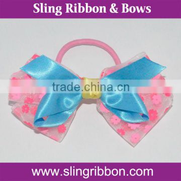 Printed Ribbon Hair Band With Tartan