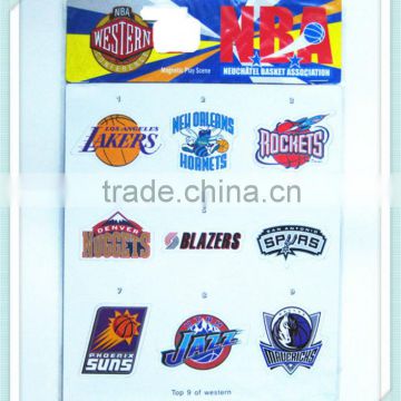 Promotion custom NBA paper fridge magnet puzzle