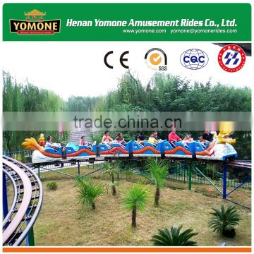 Roller coaster of park equipment, fairground rides dragon roller coaster