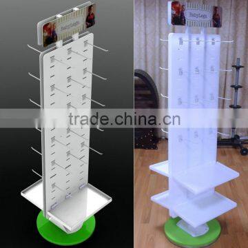 outdoor rotator display for brand promotion rotating display stand floor wind vane display