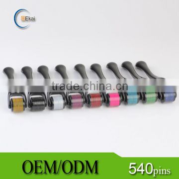 Top selling 540 needles medical grade ce and rohs certificate derma roller factory directly selling