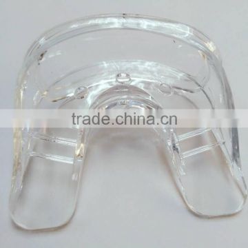 Double layer teeth whitening silicone mouth tray