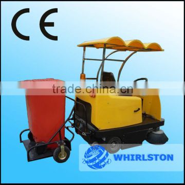 whirlston ride-on road sweeper