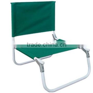 Folding steel tube low seat picnic chair