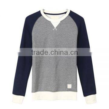 Wholesale Raglan Sleeve Men Sweat Shirt