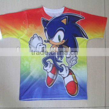 Hot sale !!! fashion 120grams full sublimation t shirt printing images