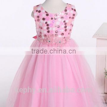 2017 hot sell cake skirt , sleeveless dress , roses embroidery dress