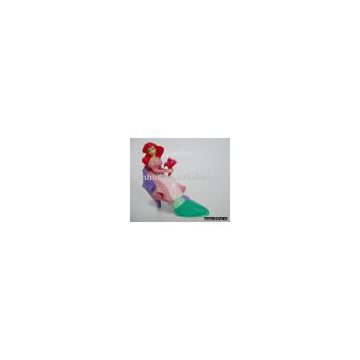 Plastic pvc mermaid Ariel figurine