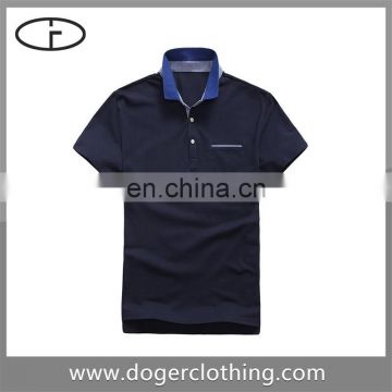 Wholesale 100% cotton ODM supplier two color polo shirt