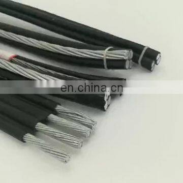 ASTM Standard XLPE Insulated ABC AAAC PVC XLPE Insulated Twisted Aerial Quadruplex Cable