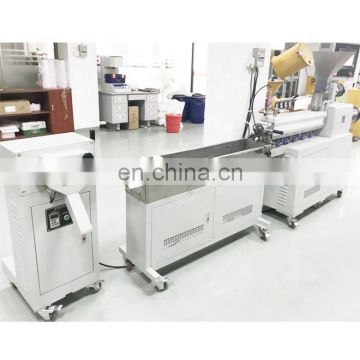 Twin screw granulating machine line for plastic recycling