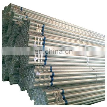 ASTM A53 galvanized round metal carbon ERW steel pipe