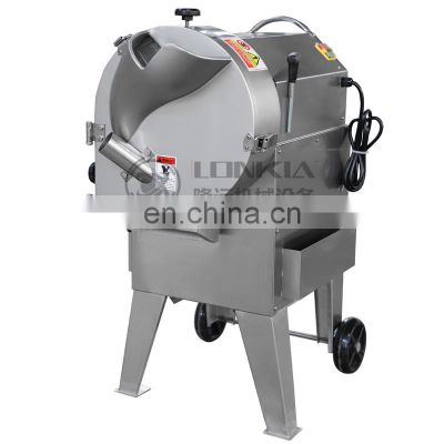 Automatic corm and root vegetable cutting machine potato carrot cutter
