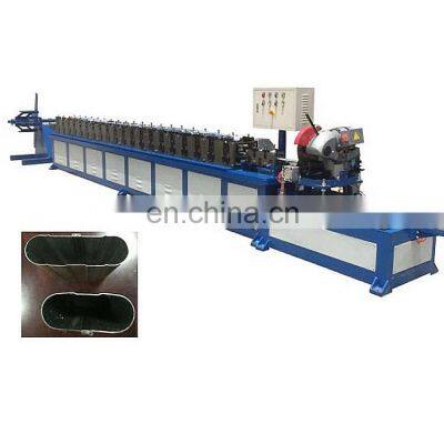 Prestressed Flat Tube Oval Shapes Processing Havc Ovalizer Duct Pipe Making Machine