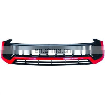 For Hilux Revo 2015-2018 Red Front Grille With LED Daytime Running