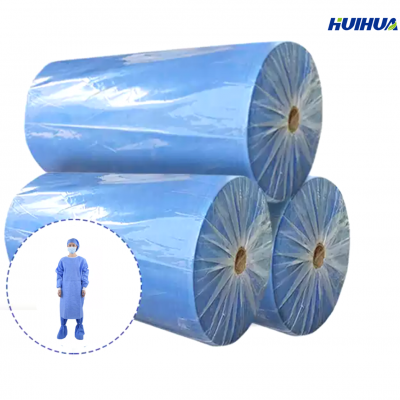 Factory price 40gsm SMS / SMMS / SSMMS nonwoven fabric