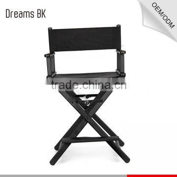 Cheap Beauty salon comfortable fashionable makeup chair, Aluminum metal frame 1680D nylon folding director chair factory