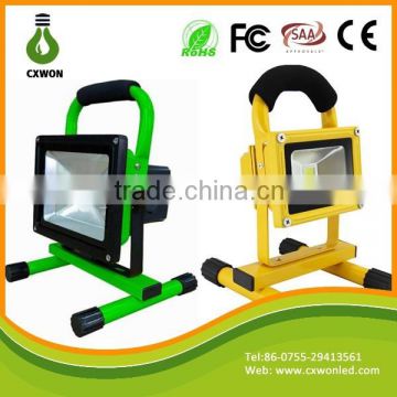 Best sellers chargeable portable 8H ac led flood light 10w for housing and outdoor working