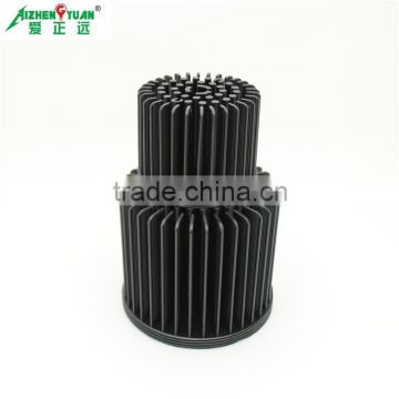 cold forging and extruded round aluminum heatsink for led
