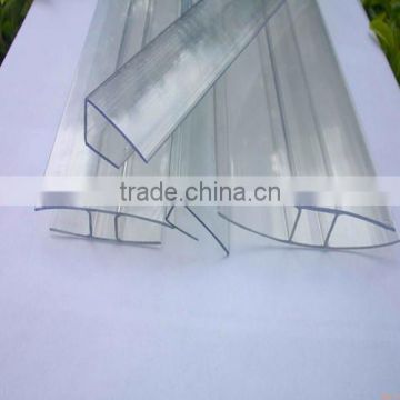 polycarbonate sheet connector h and u profile,polycarbonate accessories,polycarbonate connector