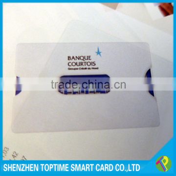 top side opending magnetic card safe for shields radio frequency id