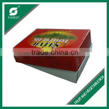 ONE TOP AND ONE BOTTOM STYLE CORRUGATED MANGO PACKING BOX FALT PACK FRUITS SHIPPING CARTONS FOR SALE
