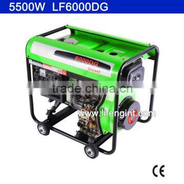 5000W rated power diesel generator LF6000DG